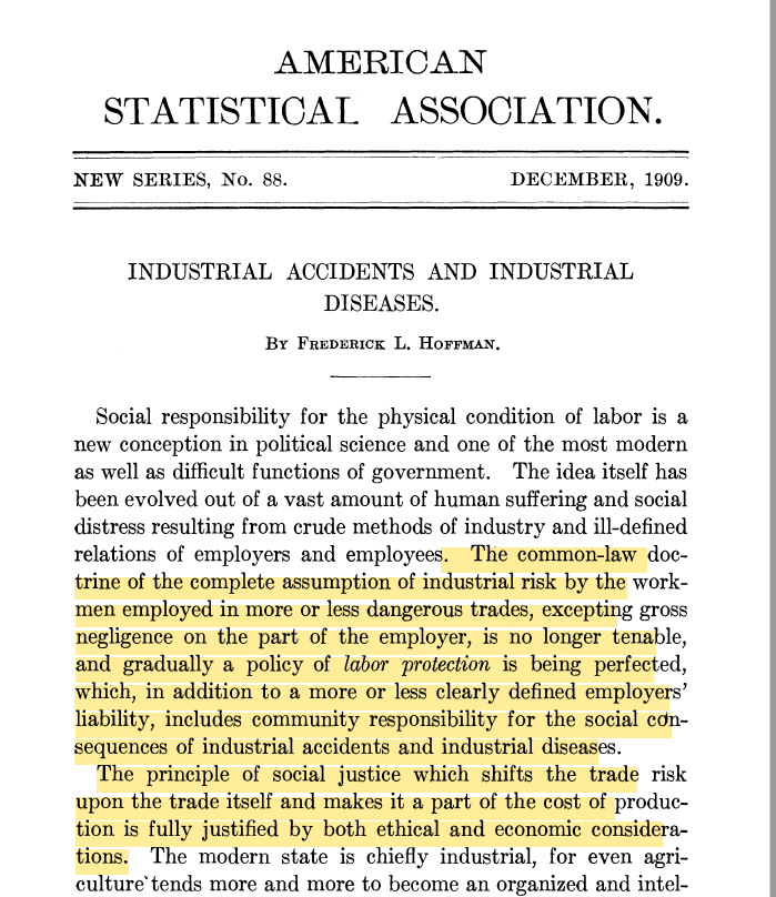 Industrial Accidents and Industrial Diseases – 1909&nbsp;article