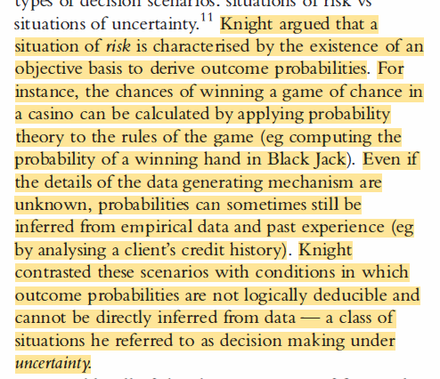 KNOWN RISKS RISK AND UNKNOWN RISKS UNCERTAINTY SOME visual data 2