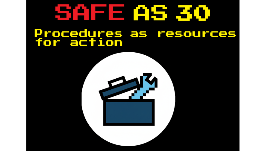 Safe As 30: A better way to think about procedures – resources for&nbsp;action