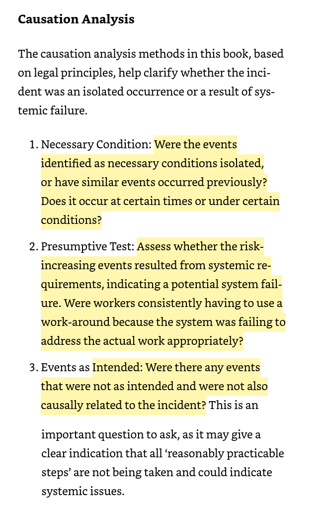 Was your last incident a one off issue or systemic system flaws ...