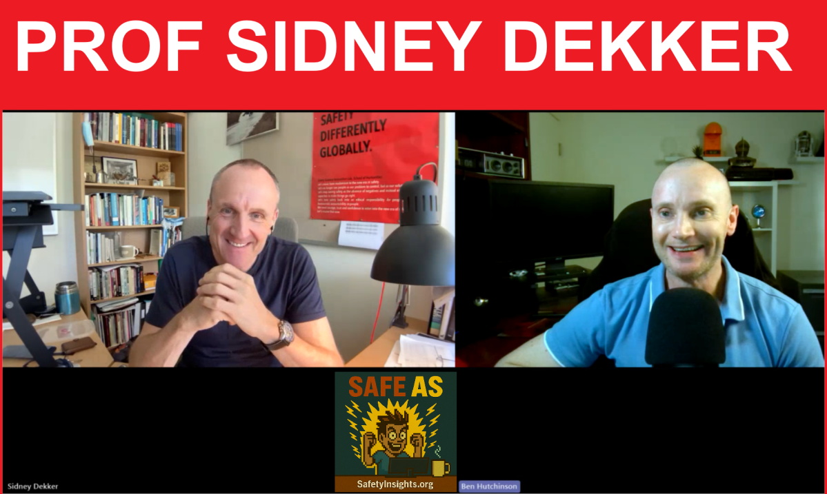 Part 1 interview with Sidney Dekker now live – check it&nbsp;out