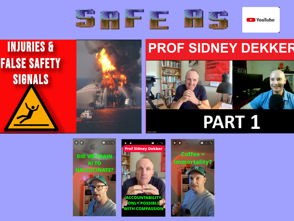 Safe As YT week in review: Failed leader walkarounds, interview with Sidney Dekker, awesomeness of coffee, and how we trained AI to&nbsp;hallucinate