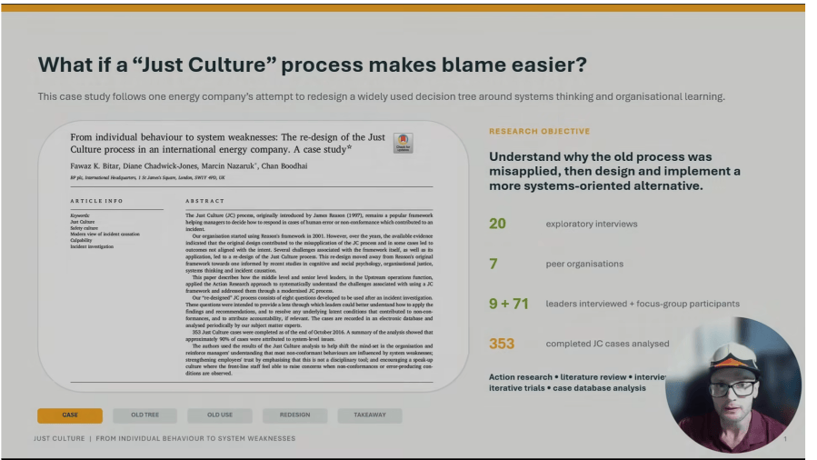 From Blame to Restorative Justice: A Just Culture Tool (HOP / Safety-II / New&nbsp;View)